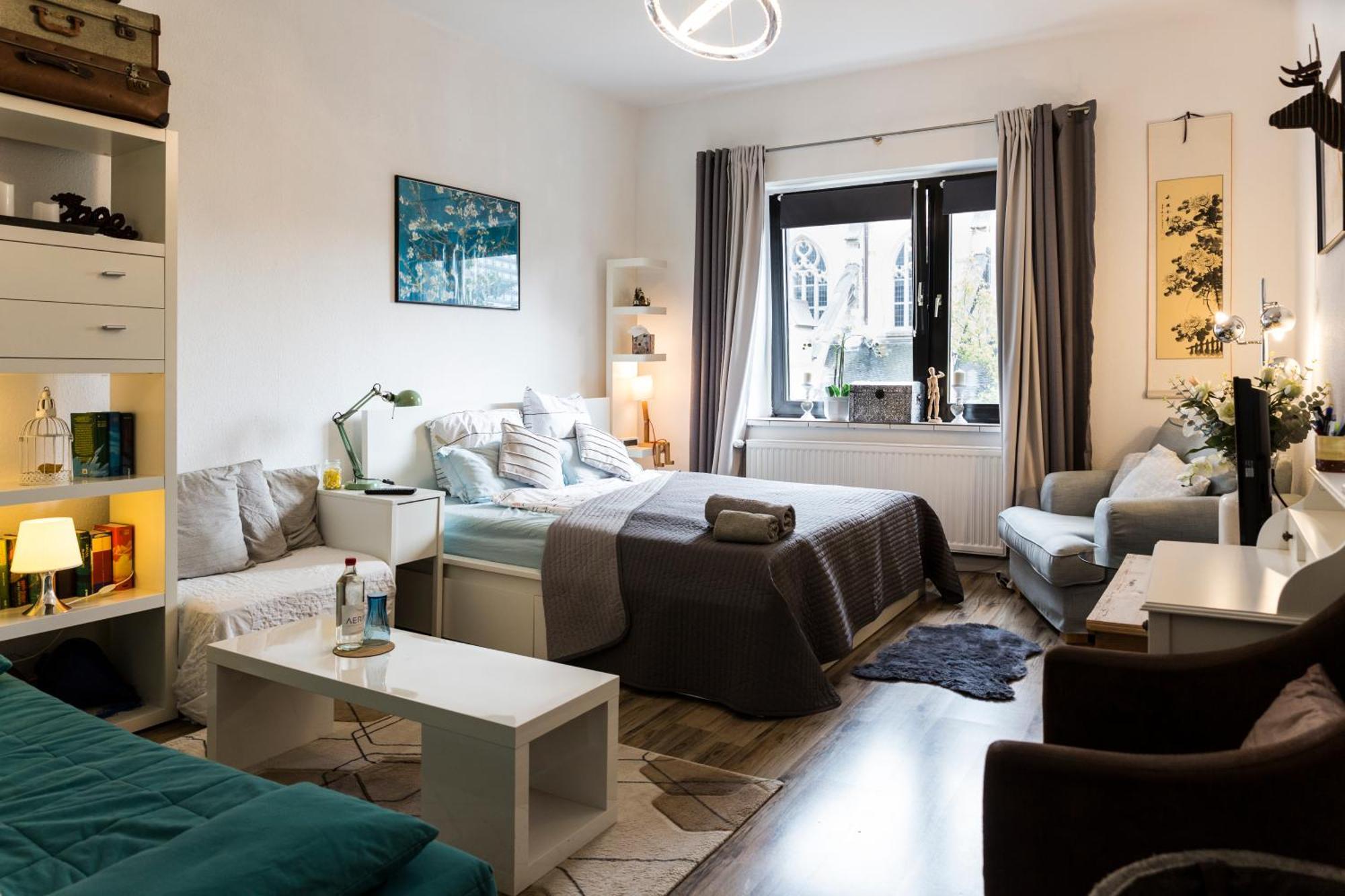 Beautiful Cozy 1-Room Apartment, Near Rhine Düsseldorf Zewnętrze zdjęcie